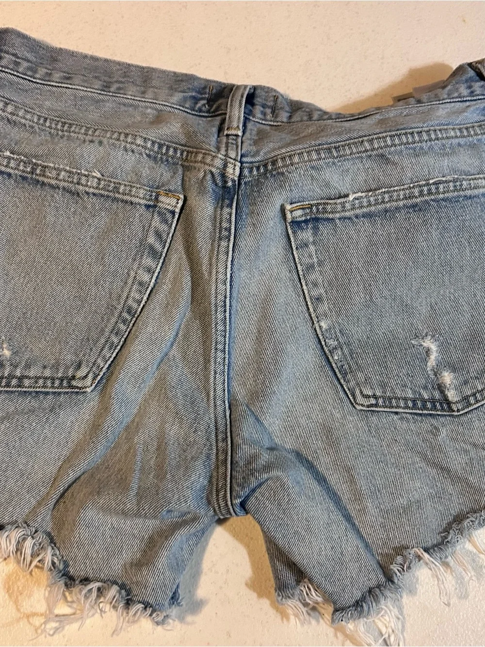 AGOLDE Parker Long Women's High Rise Denim Cutoff Shorts Size 29 A9010-811